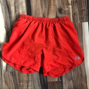 The North Face Men’s small red running shorts